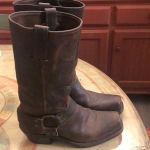Frye Harness Boot (Smokey Brown) - Size 7 1/2M